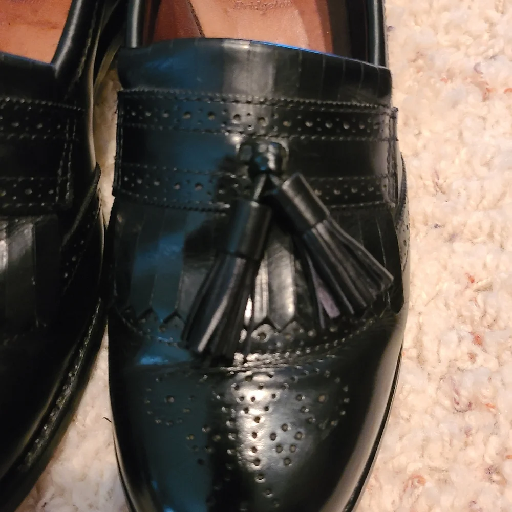Allen Edmonds Bridgeton Black Slip-On Dress Loafer Shoes Size 9 1/2 D - Picture 6 of 16